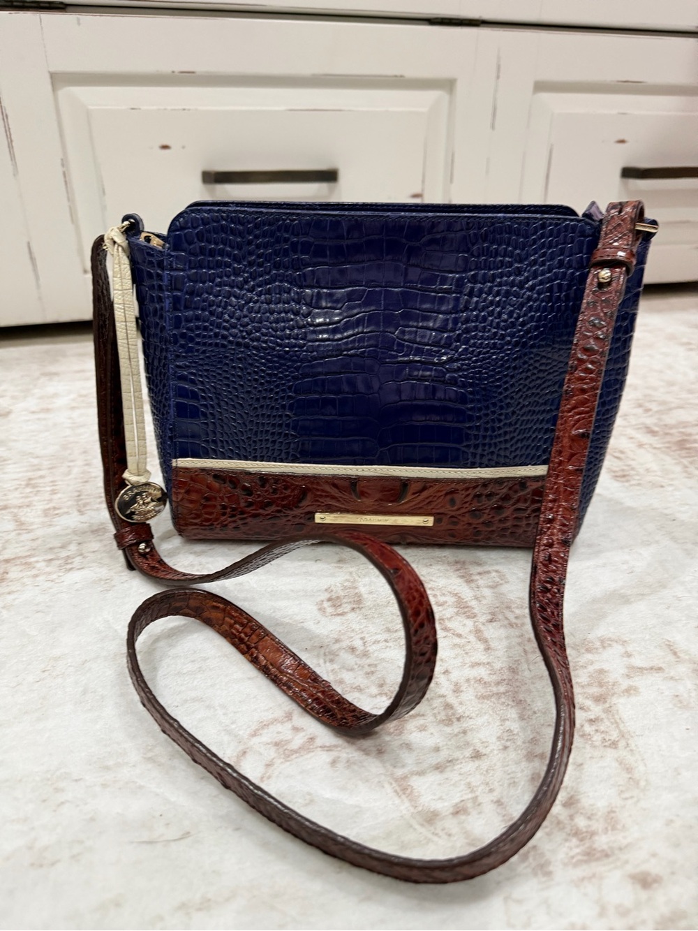 Brahmin Carrie Crossbody Bag in Eastwood (Limited Edition Colorway)